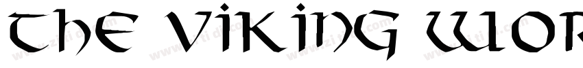 THE VIKING WORKSHOP字体转换